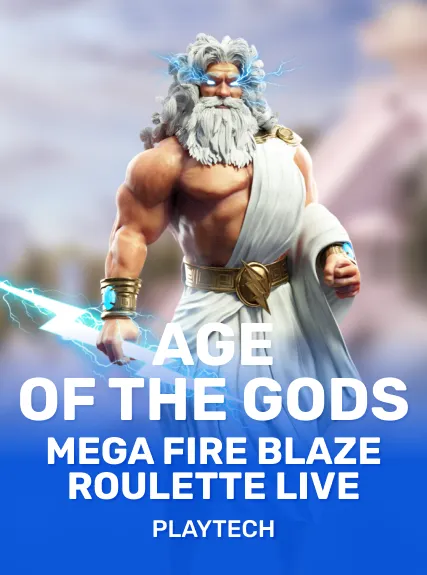 Mega Fire Blaze Age of the Gods Roulette Live